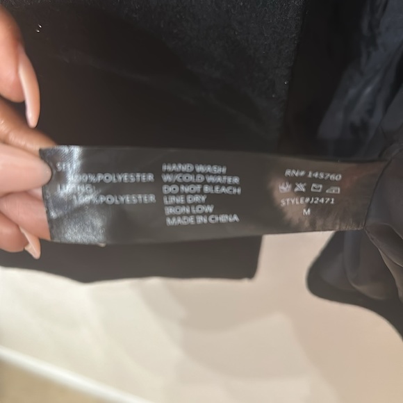 Camellia PeaCoat, Black, Women’s size Medium - Picture 4 of 8